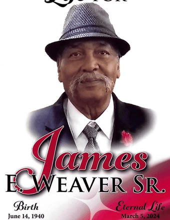 James Weaver, Sr. Obituary