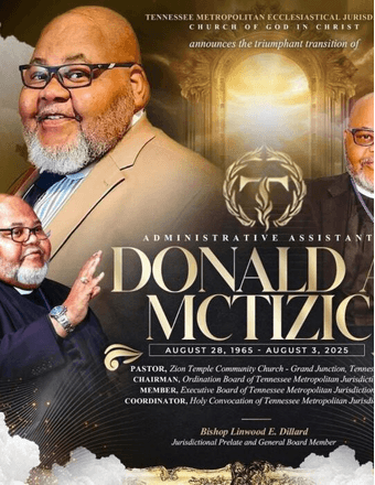 Pastor Donald Alexander McTizic Obituary